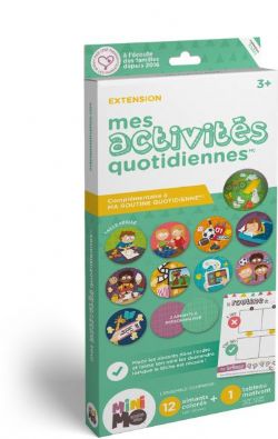 MINIMO - MES ACTIVITÉS QUOTIDIENNES (12 AIMANTS + TABLEAU)